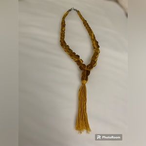Lucky Brand Gold Beaded Necklace